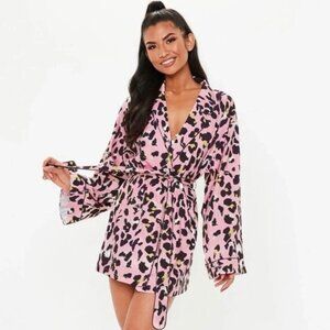 Leopard Print Robe
